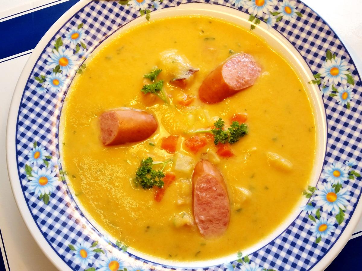 Möhren-Kartoffelsuppe ... - Rezept