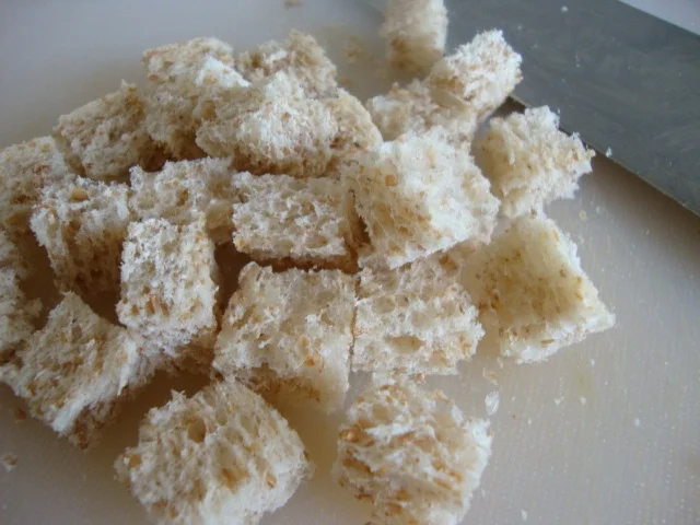 Cremesüppchen aus Sellerie & Apfel mit Butter Ingwer Croûtons - Rezept - Bild Nr. 8