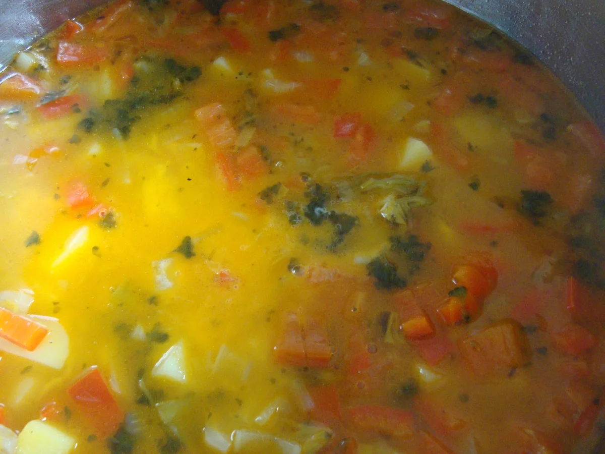 Kartoffel-Paprikacremesüppchen mit NussCroutons - Rezept - Bild Nr. 10