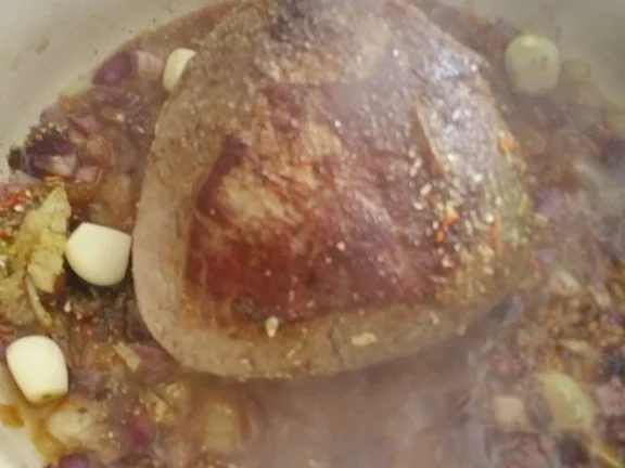 Rezept: Rinderbraten "Sonntagsbraten wie zu Omas Zeiten" à la Biggi Bild Nr. 5 Rinderbraten "Sonntagsbraten wie zu Omas Zeiten" à la Biggi - Rezept - Bild Nr. 5