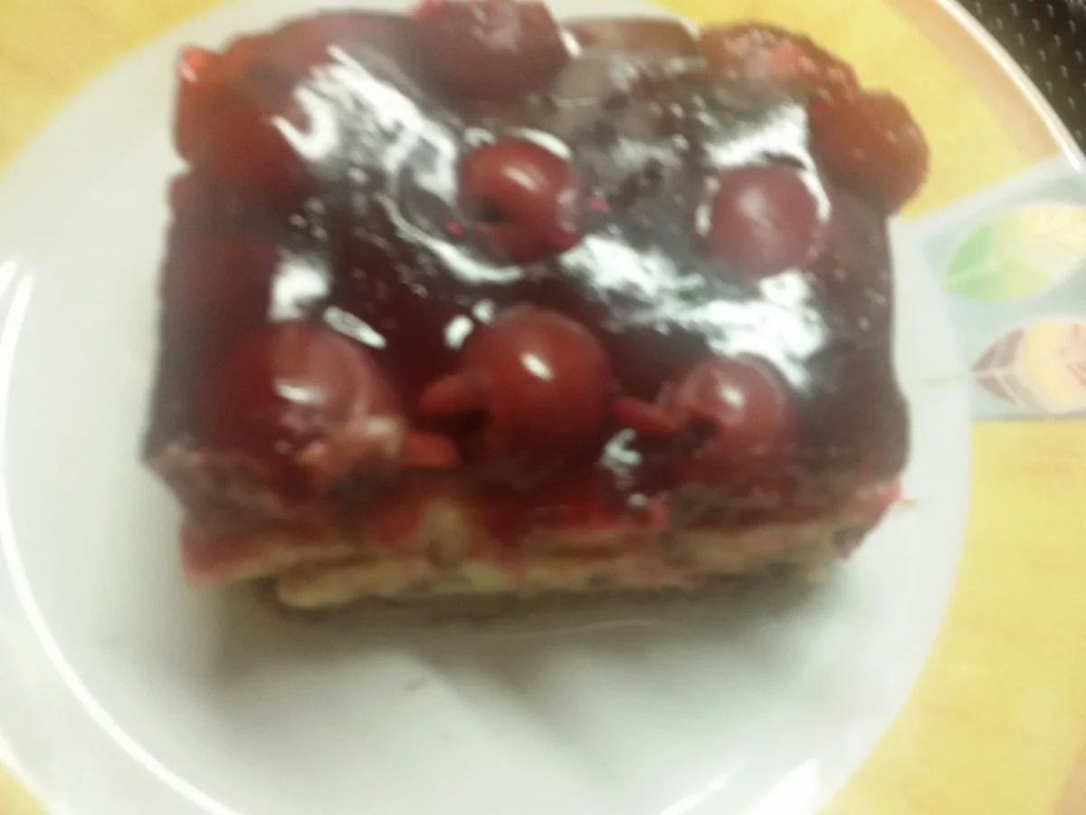Schoko - Pudding - Kirschen - Kuchen - Rezept - Bild Nr. 4