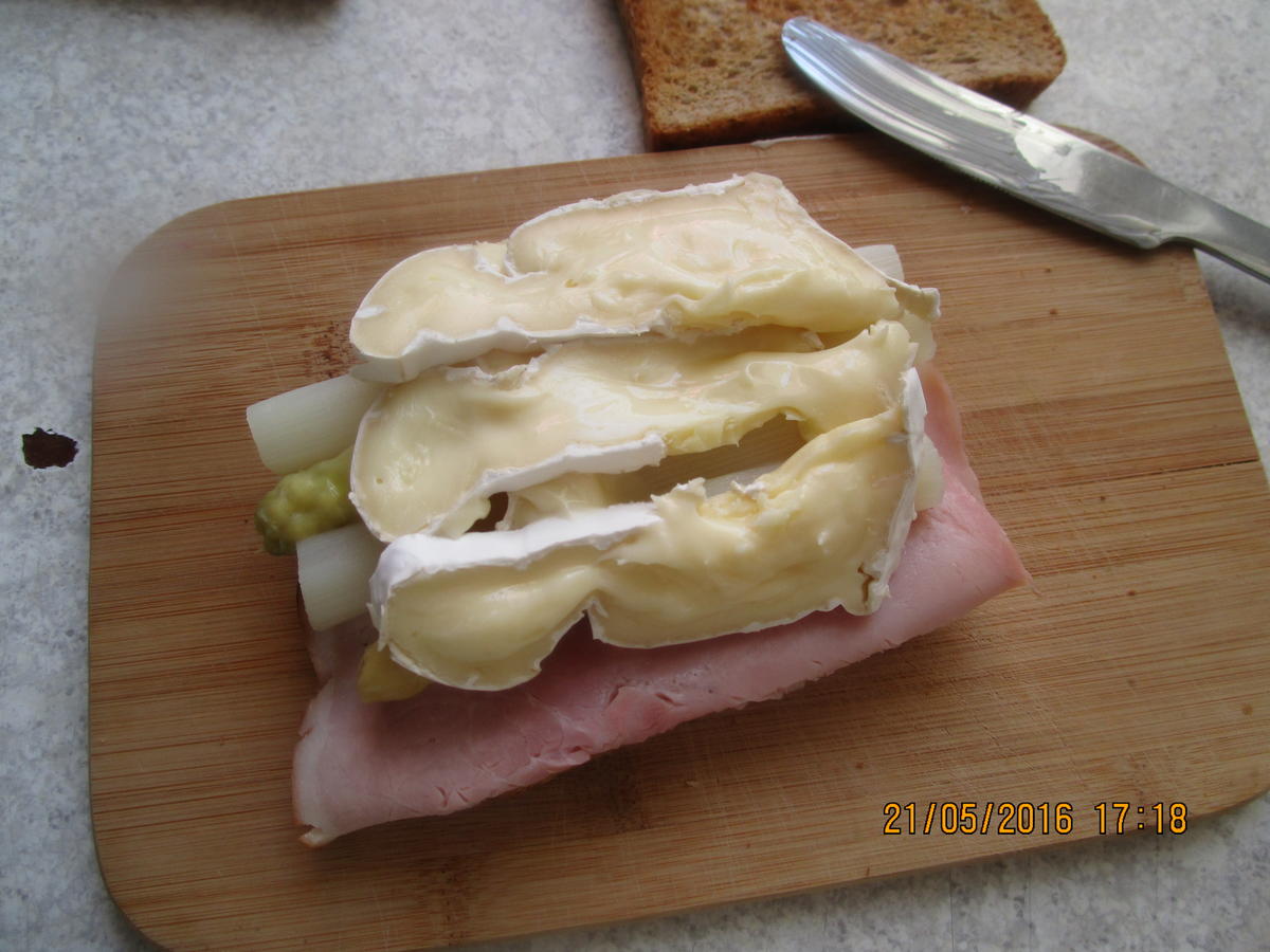 Spargel-Toast mit Camembert - Rezept - Bild Nr. 10