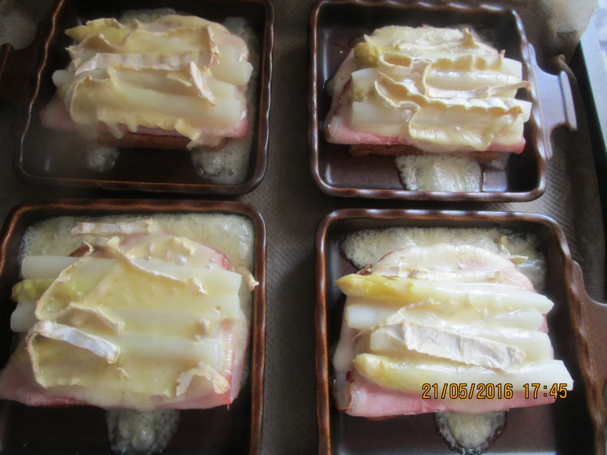 Rezept: Spargel-Toast mit Camembert Bild Nr. 12 Spargel-Toast mit Camembert - Rezept - Bild Nr. 12