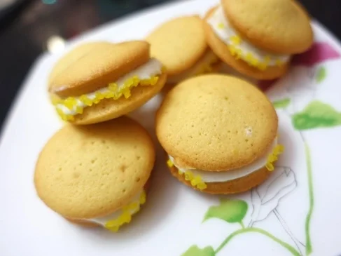 Kokos Whoopies mit Zitronencreme - Rezept