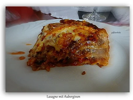 Lasagne mit gebratenen Auberginen - Rezept