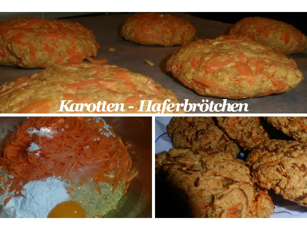 BiNe` S KAROTTEN - HAFERBRÖTCHEN - Rezept