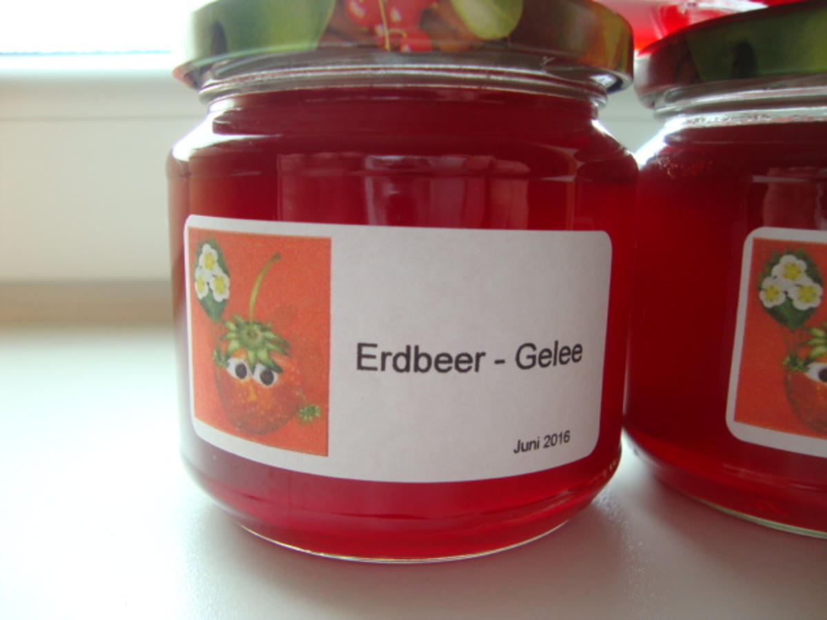 Erdbeergelee mit Erdbeeren und Limettensaft - Rezept mit Bild - kochbar.de