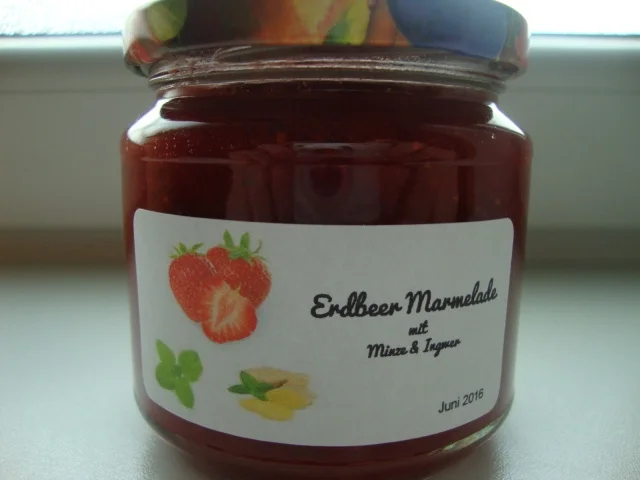 Erdbeerkonfitüre mit Minze und Ingwer - Rezept - Bild Nr. 5