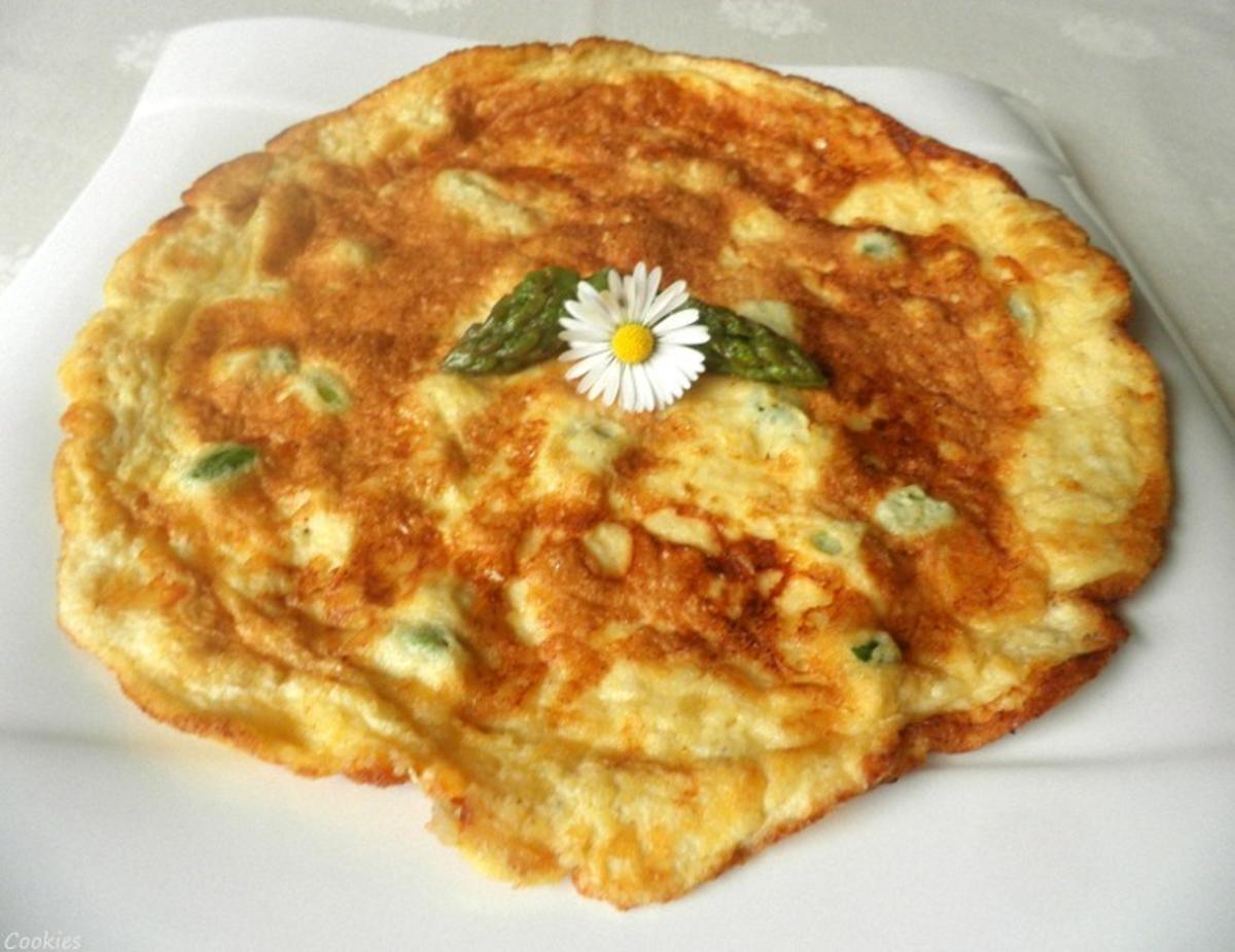 Spargel - Käse - Omelett - Rezept