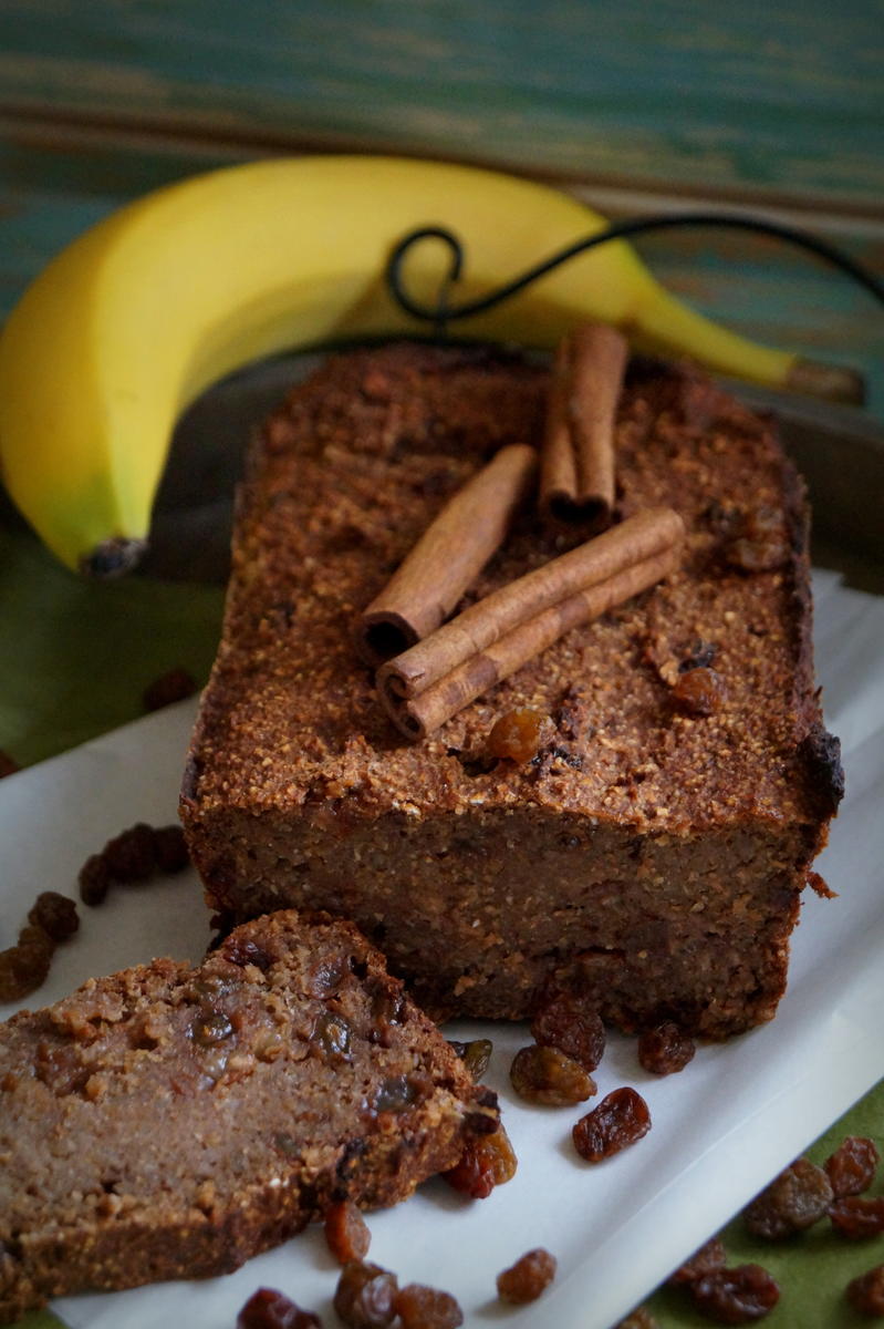 Gesunder Kuchen: Haferflocken-Bananen-Brot - Rezept