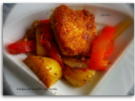 Tapa Kabeljau mit Kartoffeln und Paprika - Rezept