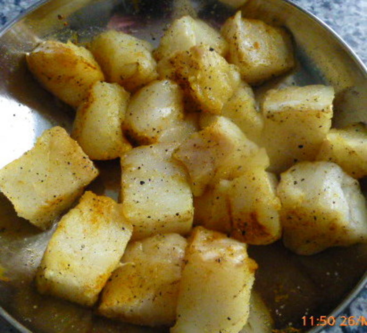 Tapa Kabeljau mit Kartoffeln und Paprika - Rezept - Bild Nr. 2