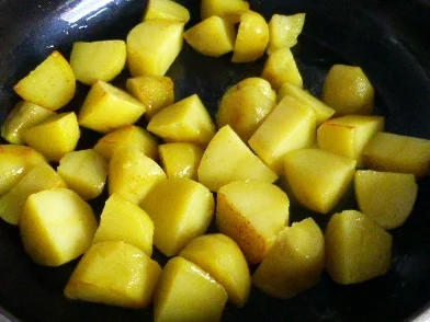 Tapa Kabeljau mit Kartoffeln und Paprika - Rezept - Bild Nr. 4