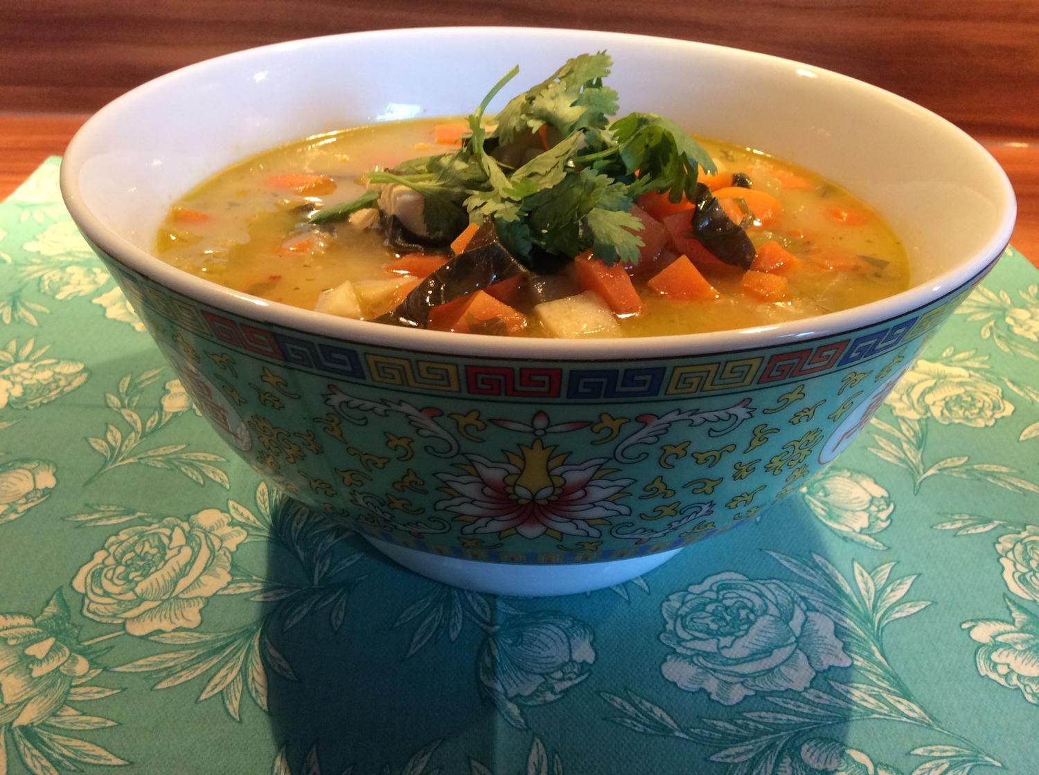 Tom Kha Gai - Thai Suppe mit Pak Choi - Rezept - kochbar.de