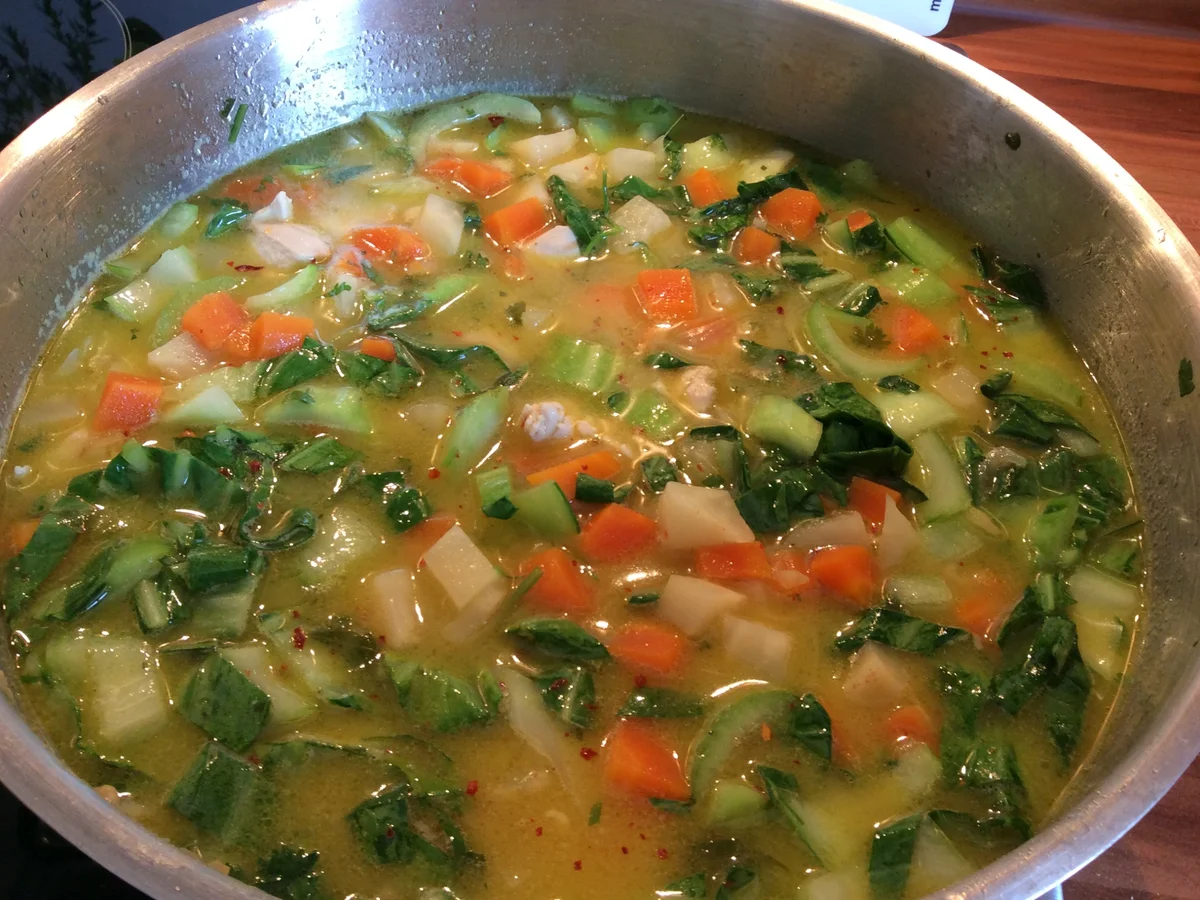 Tom Kha Gai - Thai Suppe mit Pak Choi - Rezept - Bild Nr. 4