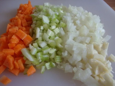 Tomatenragout-Süppchen mit Mascarpone-Kräuterflädle - Rezept - Bild Nr. 3