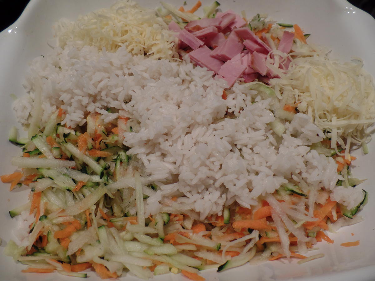 Gemüse-Reis-Schinken-Auflauf - Rezept - Bild Nr. 9