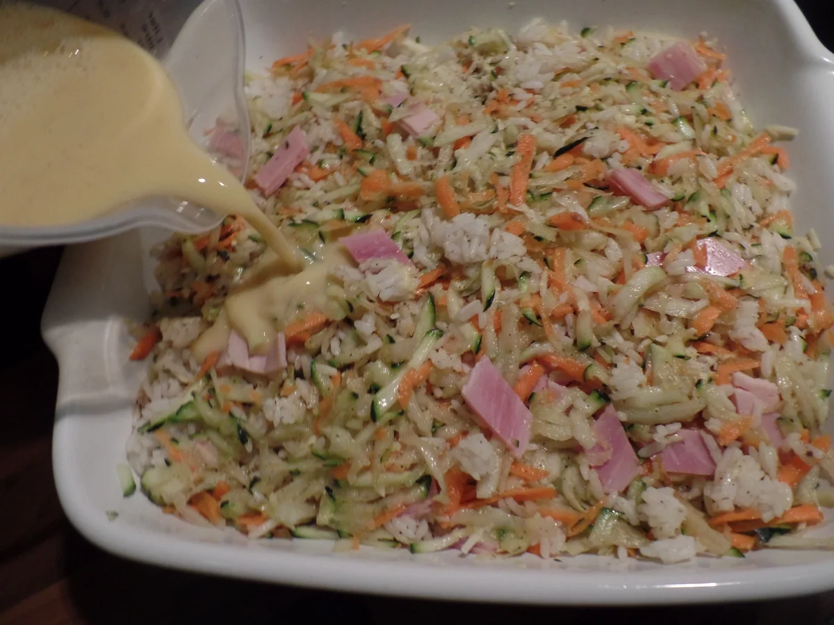 Gemüse-Reis-Schinken-Auflauf - Rezept - Bild Nr. 11