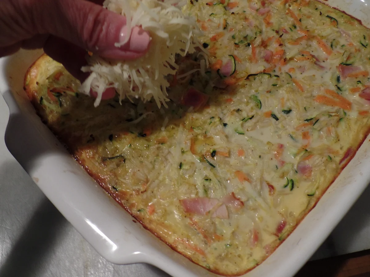 Gemüse-Reis-Schinken-Auflauf - Rezept - Bild Nr. 13