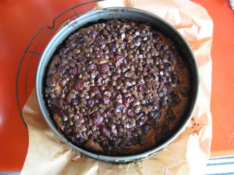 Bananen Kirsch Kuchen - schnell &amp; einfach - von manschie