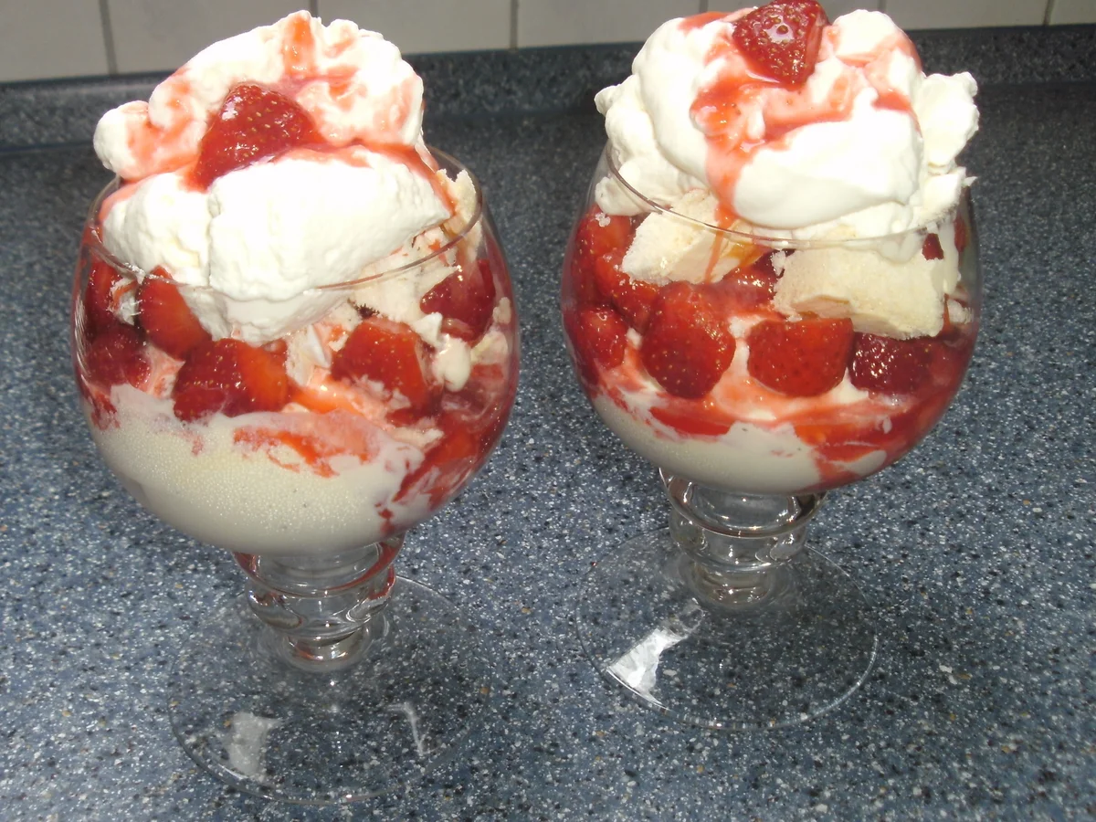 Erdbeerbecher - Rezept