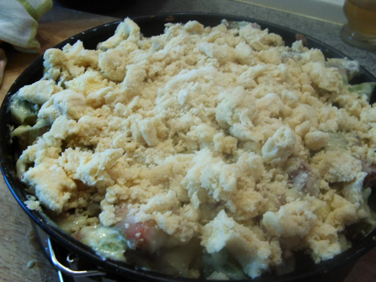 Rhabarber-Pudding-Streusel-Kuchen - Rezept - Bild Nr. 10