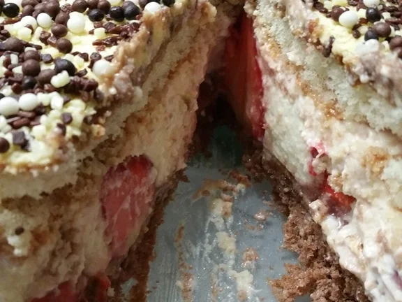 Rezept: Erdbeer Joghurt Eistorte Bild Nr. 27 Erdbeer Joghurt Eistorte - Rezept - Bild Nr. 27