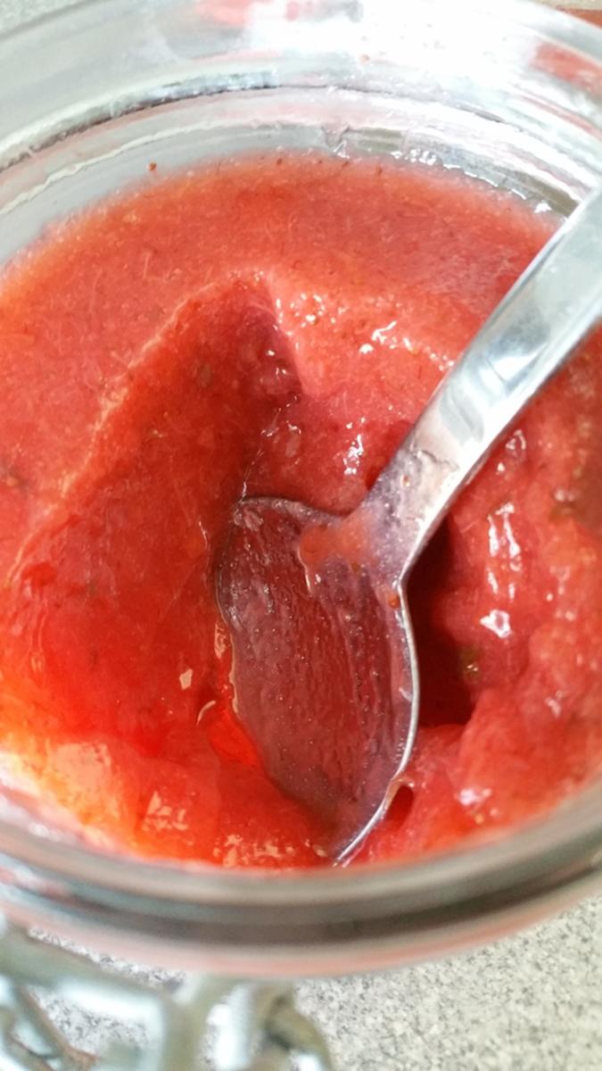 Erdbeer Minz- Fruchtcreme Aufstrich - Rezept - Bild Nr. 4
