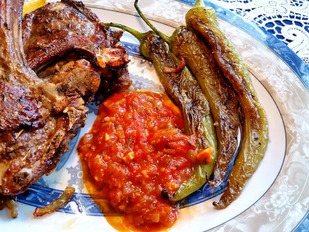 Scharfe Paprika auf türkische Art Scharfe Paprika auf türkische Art