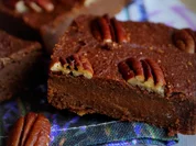 Gesunde Süßkartoffel-Dattel-Nuss-Brownies - Rezept