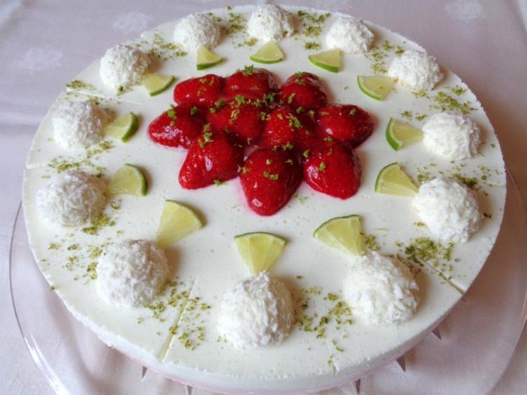 Erdbeer - Limetten - Torte - Rezept mit Bild - kochbar.de