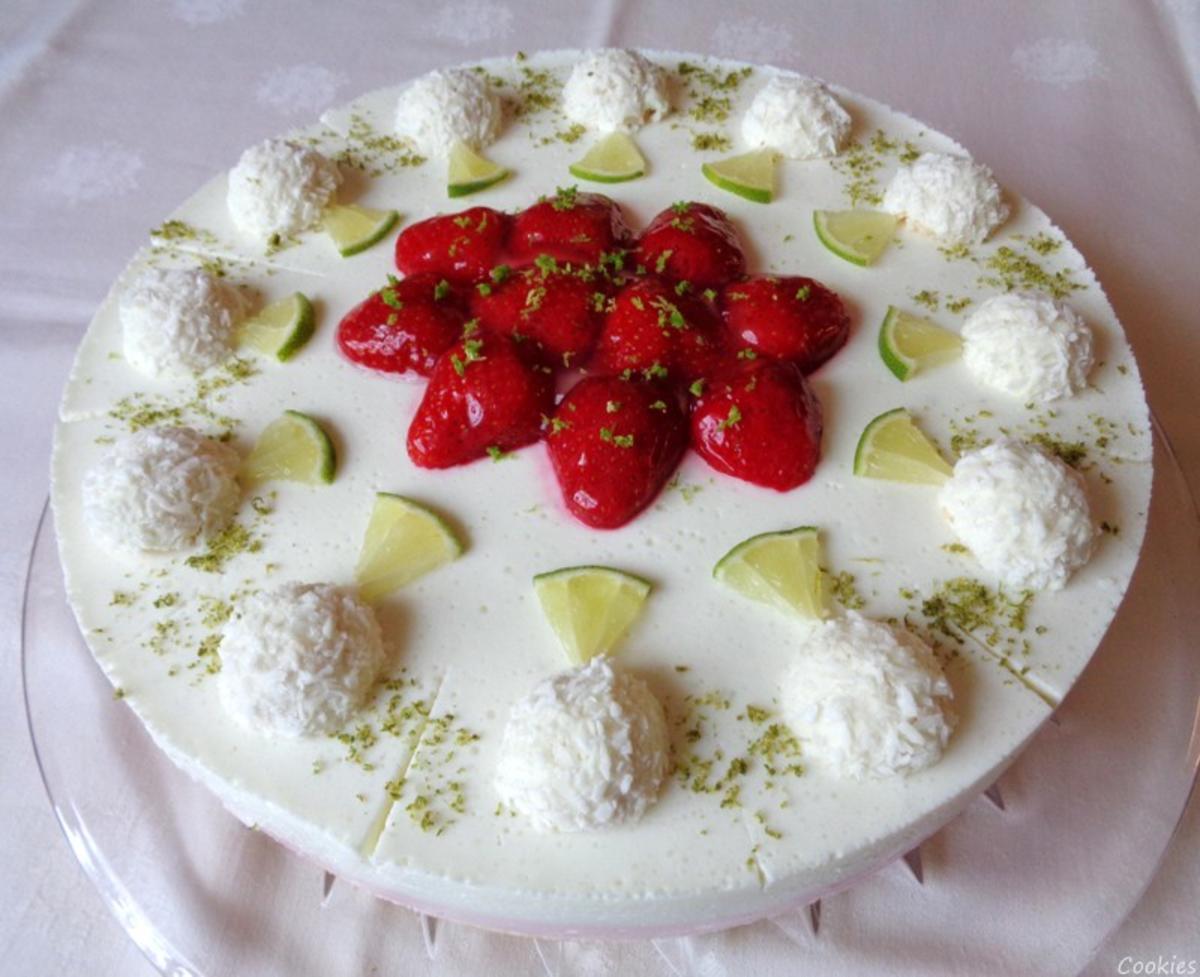 Erdbeer - Limetten - Torte Rezept von Cookies