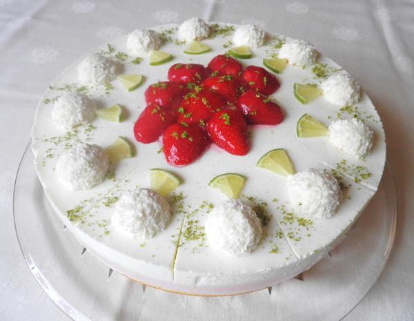 Erdbeer - Limetten - Torte - Rezept mit Bild - kochbar.de