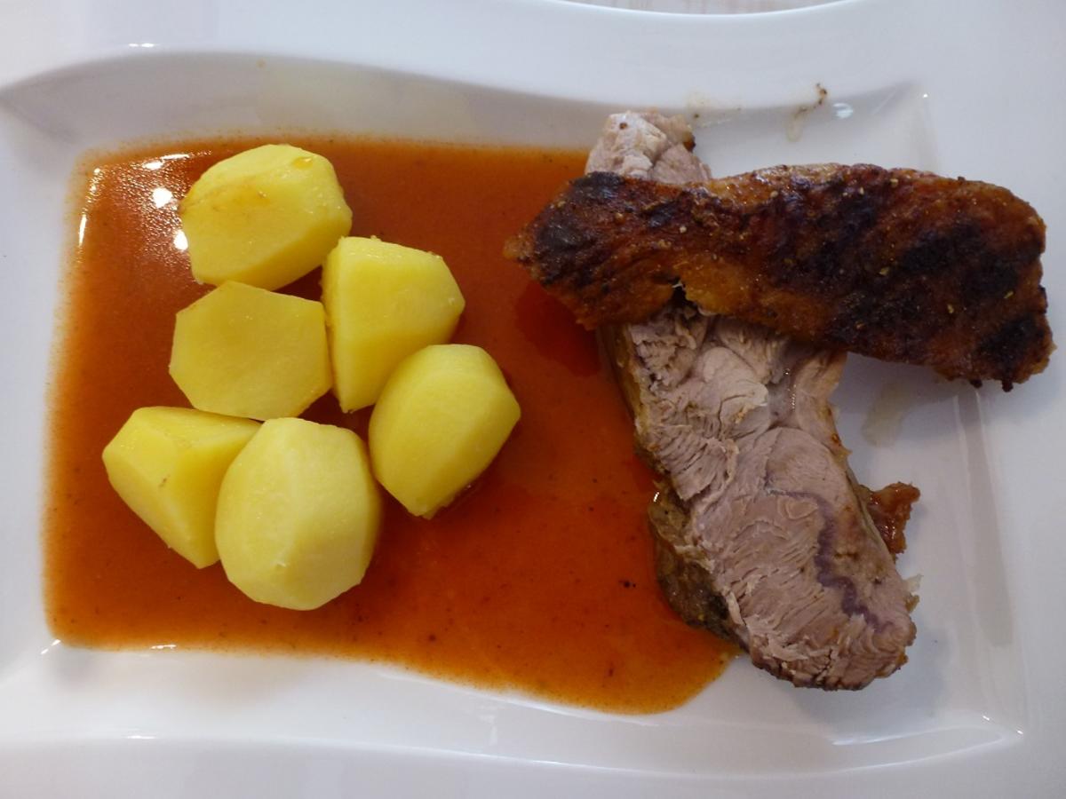 Putenoberkeule mit leckerer Sauce - Rezept - kochbar.de