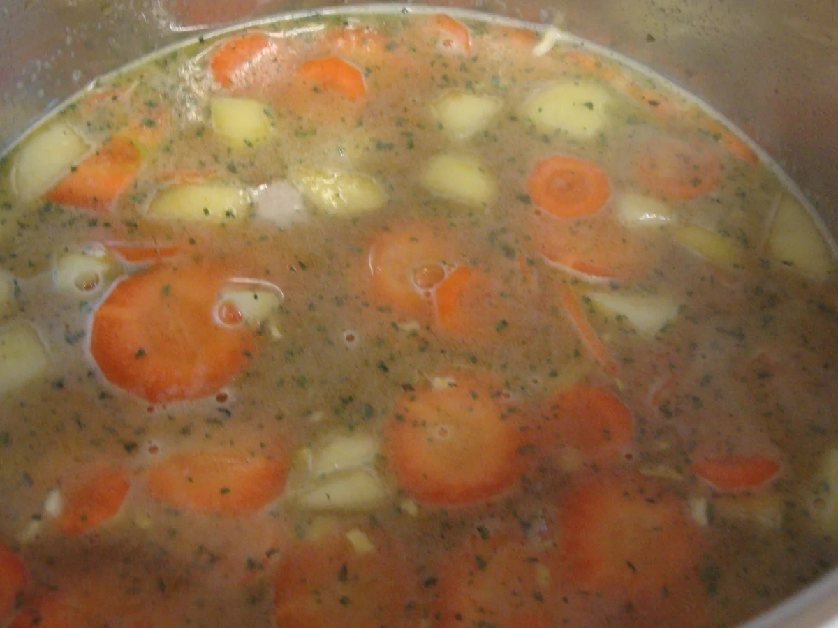 Möhrensüppchen mit Apfeleinlage - Rezept - Bild Nr. 6