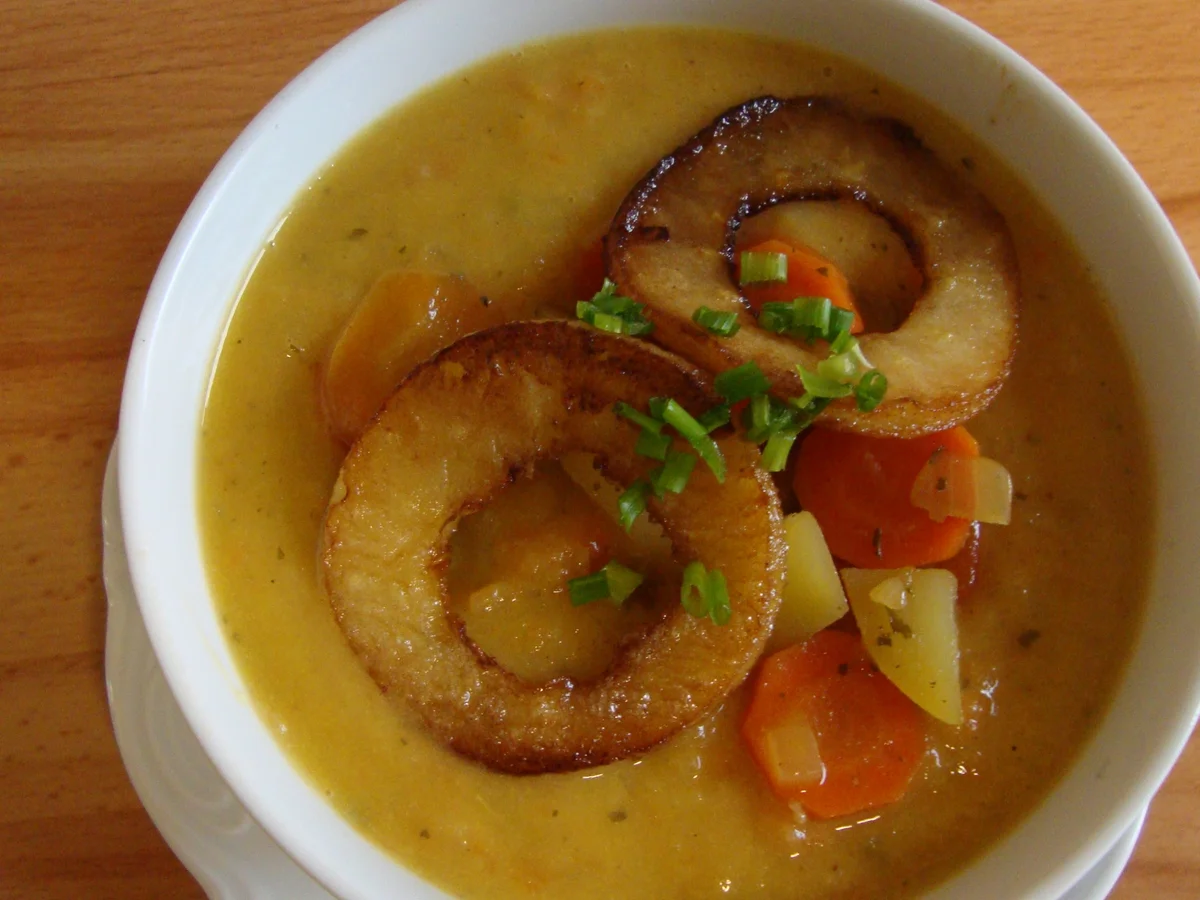 Möhrensüppchen mit Apfeleinlage - Rezept - Bild Nr. 9