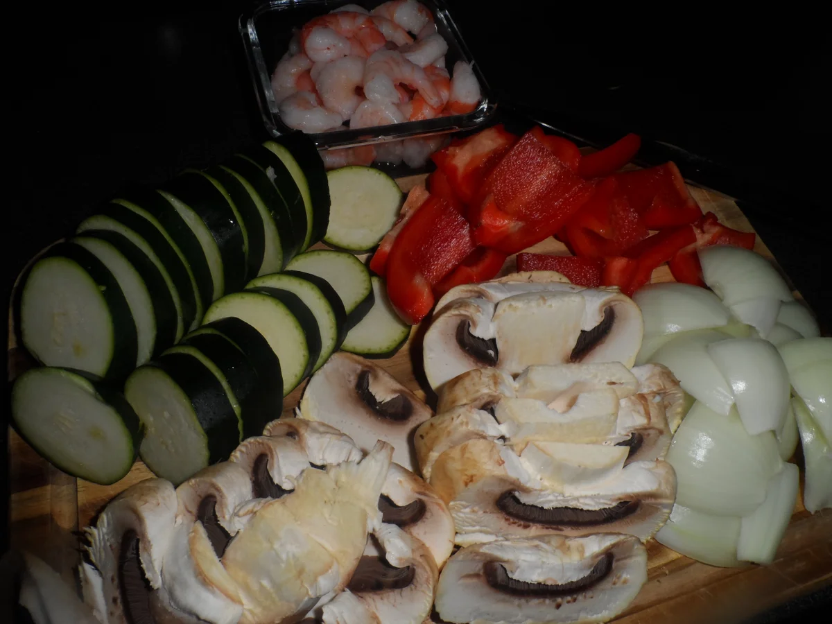 Rezept: BiNe` S GARNELEN - GEMÜSESPIESSE Bild Nr. 3 BiNe` S GARNELEN - GEMÜSESPIESSE - Rezept - Bild Nr. 3