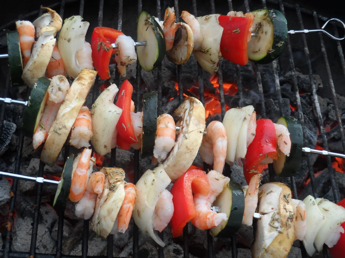 Rezept: BiNe` S GARNELEN - GEMÜSESPIESSE Bild Nr. 5 BiNe` S GARNELEN - GEMÜSESPIESSE - Rezept - Bild Nr. 5