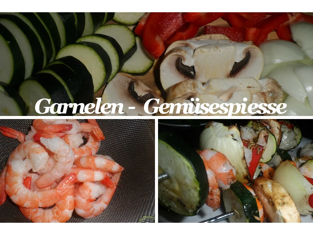 Rezept: BiNe` S GARNELEN - GEMÜSESPIESSE Bild Nr. 8 BiNe` S GARNELEN - GEMÜSESPIESSE - Rezept - Bild Nr. 8