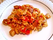 Serbisches Reisfleisch - heute aus dem Römertopf ... - Rezept