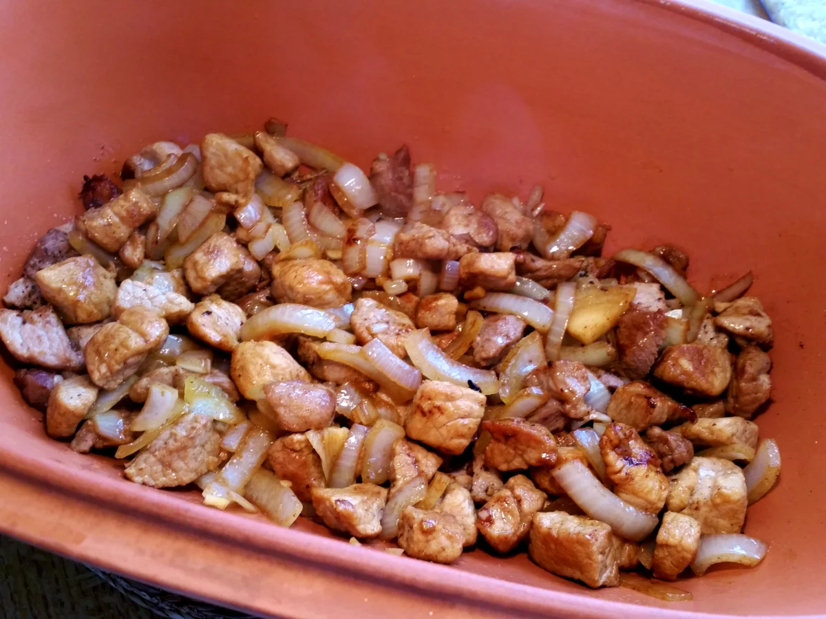 Serbisches Reisfleisch - heute aus dem Römertopf ... - Rezept - Bild Nr. 5
