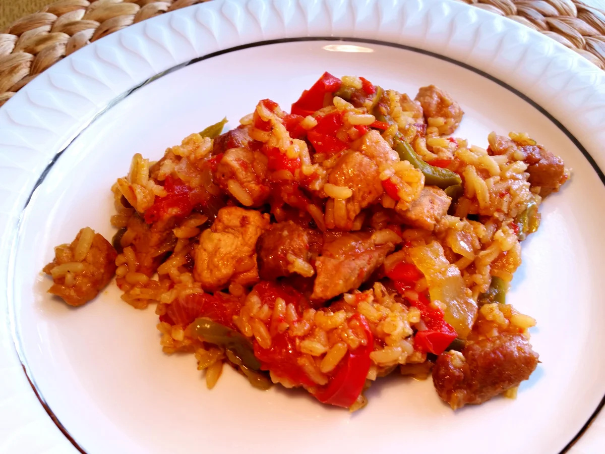 Serbisches Reisfleisch - heute aus dem Römertopf ... - Rezept - Bild Nr. 10