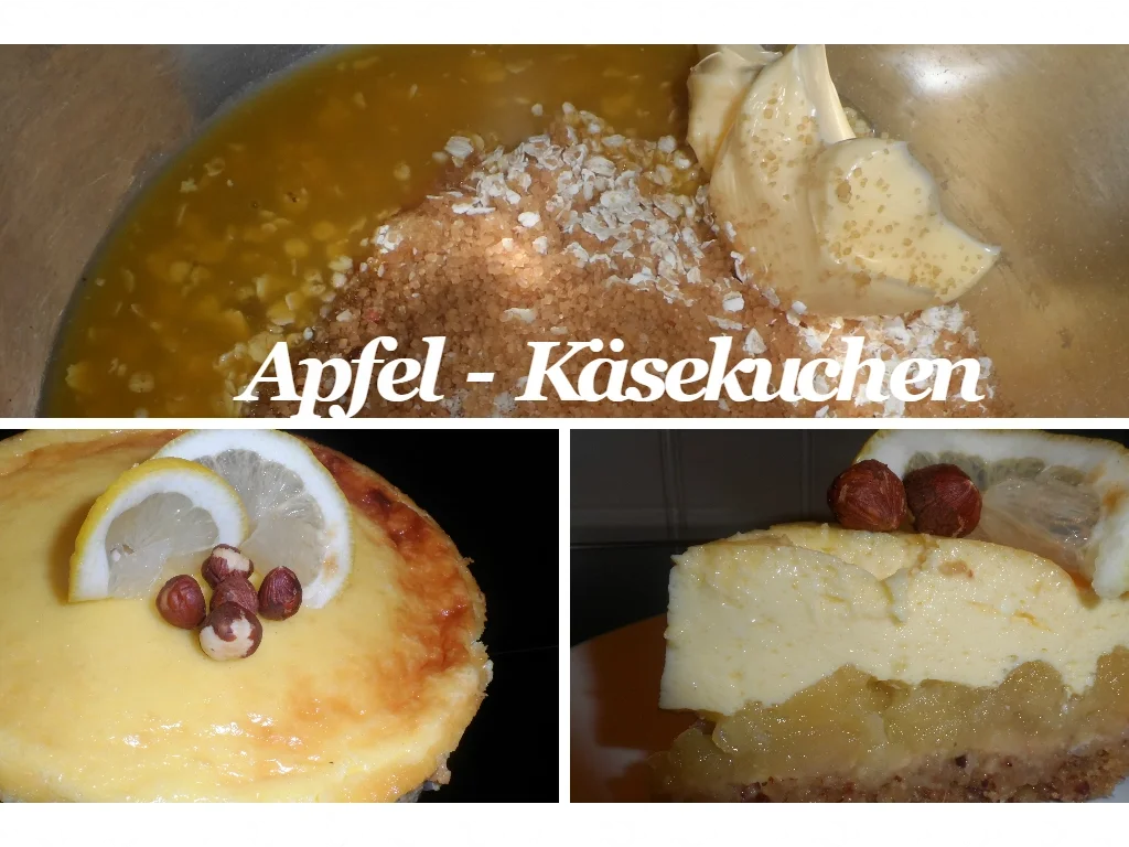 BiNe` S APFEL - KÄSEKUCHEN - Rezept