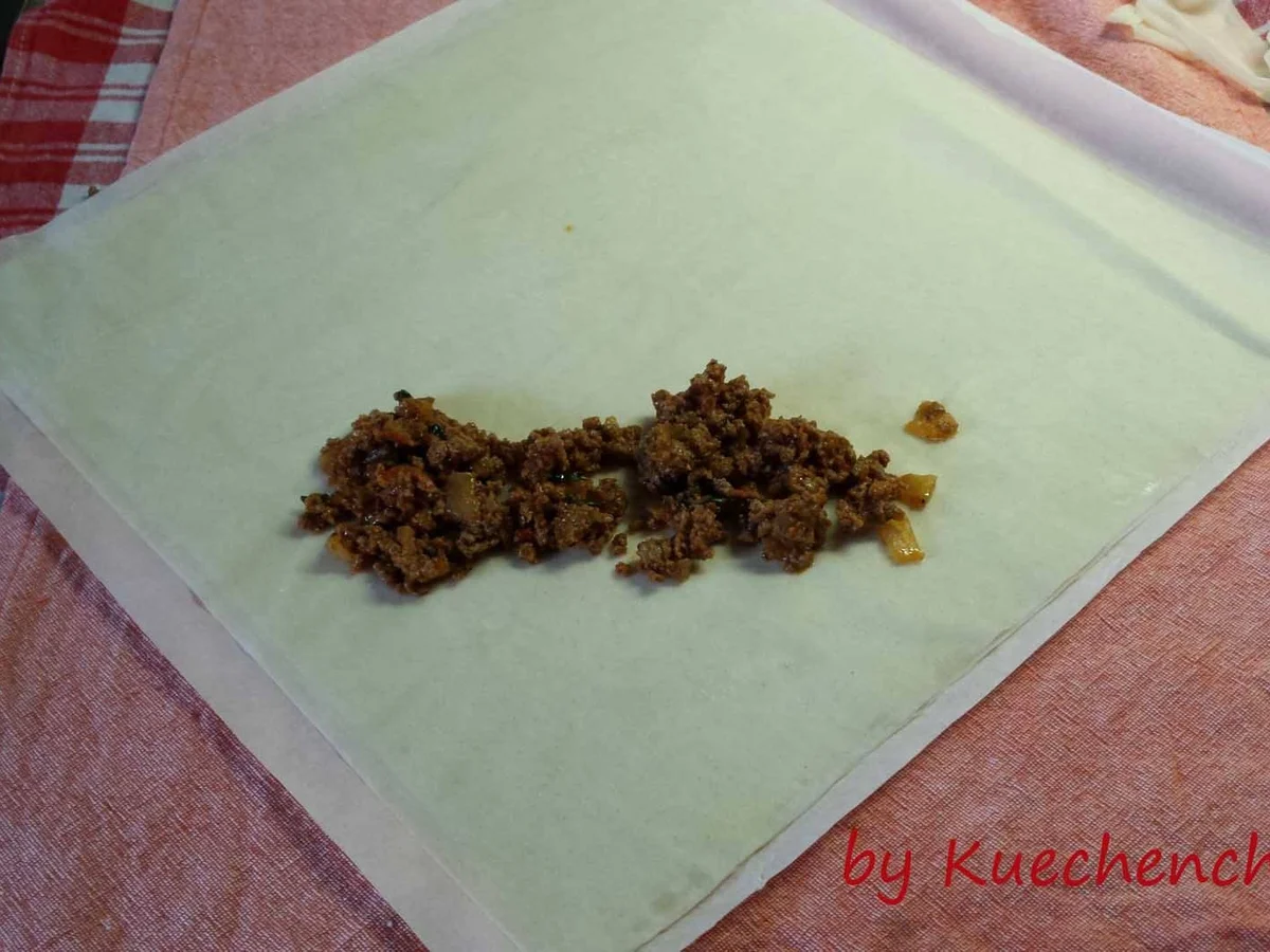 Rezept: Sigara Börek mit Hackfleischfüllung Bild Nr. 5 Sigara Börek mit Hackfleischfüllung - Rezept - Bild Nr. 5