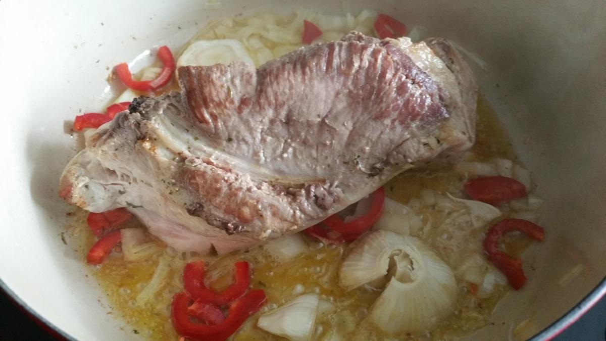 Schulterbraten (mit Knochen und Schwarte) à la Biggi - Rezept - Bild Nr. 6