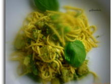 Ligurische Pasta mit Pesto,grünen Bohnen und Kartoffeln - Rezept