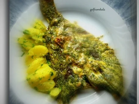 Scholle in Kerbelsahne - Rezept