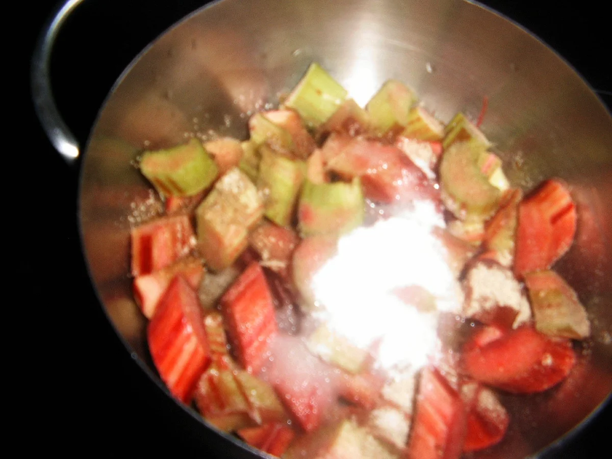 Rezept: Rhabarber-Eierlikör-Pudding Bild Nr. 3 Rhabarber-Eierlikör-Pudding - Rezept - Bild Nr. 3