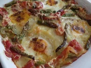 Eier im Kartoffelpüreenest - Rezept