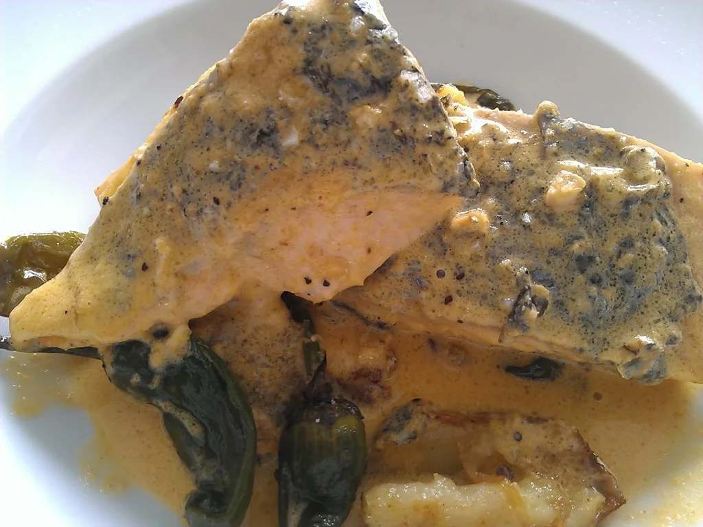 Rezept: Lachsfilet in Safrancremesosse à la Biggi Bild Nr. 12 Lachsfilet in Safrancremesosse à la Biggi - Rezept - Bild Nr. 12